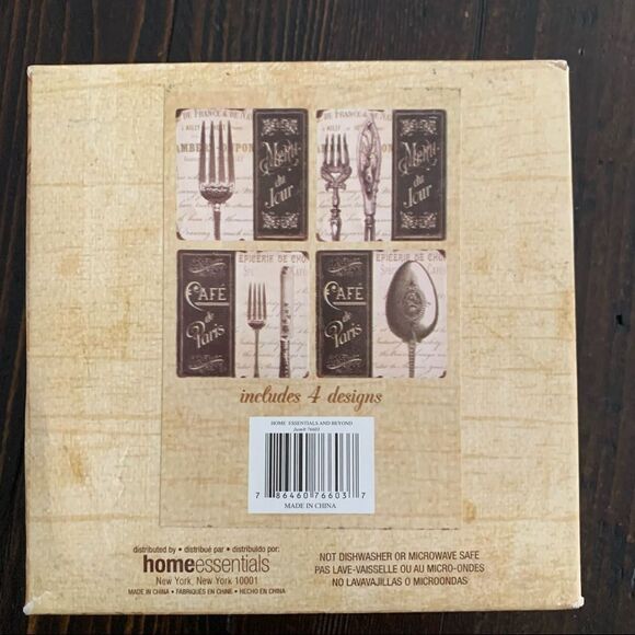 Coasters Stone set of 4 by Destination Collection - Picture 5 of 5